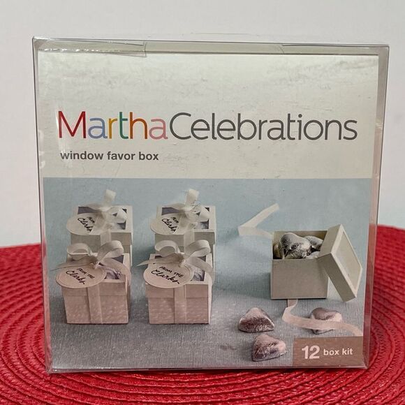 Martha Stewart Celebrations 12 Box Kit in White NWT - Picture 1 of 6